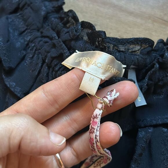 LOVESHACKFANCY gothic romance ruffle top - Picture 4 of 10